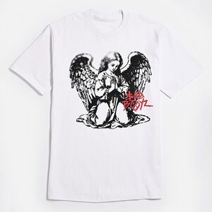 Junior H White Graphic cotton T-Shirt